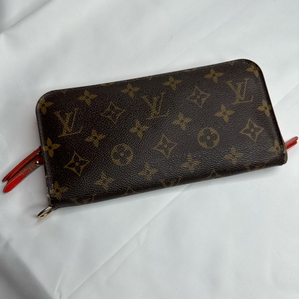 LOUIS VUITTON Monogram Red Orange Insolite Wallet GA2089 - Picture 9 of 13